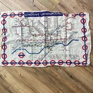 Vintage London’s Underground Linen Tea Towel